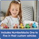 Hand2Mind Numberblocks Mini Vehicles, Race Car Toys, Toy Vehicle Playsets, Play Figure Playsets, Small Figurines For Kids, Number Toys, Counting Toys, Math Toys For Kids 3-5, Birthday s For Kids