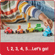 Hand2Mind Numberblocks Mini Vehicles, Race Car Toys, Toy Vehicle Playsets, Play Figure Playsets, Small Figurines For Kids, Number Toys, Counting Toys, Math Toys For Kids 3-5, Birthday s For Kids