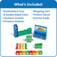 Hand2Mind Numberblocks Add It Up Mini Market, Grocery Store Playset, Math Toys For Kids 3-5, Counting Toys, Learning Money, Numbers For Toddlers, Mini Shopping Cart, Pretend Play Figure Playset