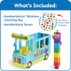 Hand2Mind Numberblocks Rainbow Counting Bus, Music Toys For Kids Ages 3-5, Toddler Musical Number Toys, Play Figure Playsets, Preschool Learning Toys, Birthday s For Kids