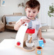 Hape Wooden White Coffee Maker Kitchen Set With Accessories Pretend Play Toy Set For Kids Ages 3 Years & Up