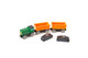 Hape Railway Diesel Freight Train Freight Wagons With Loads Magnetic Connection Train For Kids