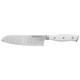 Henckels Forged Accent Razor-Sharp 2-Pc Santoku Knife Set, White Handle, German Engineered Informed By 100+ Years Of Mastery