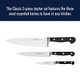 Henckels Classic Razor-Sharp 3-Piece Kitchen Knife Set, Chef Knife, Paring Knife, Utility Knife, German Engineered Informed By 100+ Years Of Mastery, Stainless Steel