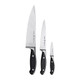 Henckels Forged Premio 3-Pc Starter Knife Set, Black/Stainless Steel