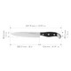 Henckels Statement Razor-Sharp 3-Inch Compact Chef Knife, German Engineered Informed By 100+ Years Of Mastery, Black/Stainless Steel