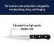 Henckels Solution Razor-Sharp 6-Inch Utility Knife, Tomato Knife, German Engineered Informed By 100+ Years Of Mastery, Black/Stainless Steel