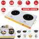 Imountek Electric Single Ceramic Stove 3500W Electric Cooktop Hot Plate Infrared Countertop Burner With 12 Power & Temperature Levels 0-3H Timer Portable Handle Led Display For Home (White)