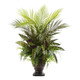 Nearly Natural 27In. Mixed Areca Palm, Fern & Peacock With Planter