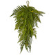 Nearly Natural 28In. Fern Artificial Teardrop (Set Of 2), Green