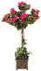 Nearly Natural 34In. Artificial Bougainvillea Topiary With Wood Box