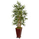 Nearly Natural 4.5Ft. Bamboo Artificial Tree In Decorative Planter