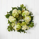 Nearly Natural 4780 Hydrangea Wreath, 22-Inch, Cream/Green