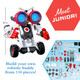 Thames & Kosmos Robotics Smart Machines Junior Stem Kit, Build & Code Your Robotãƒæ’Ã‚¢Ãƒ¢Ã¢‚¬Å¡Ã‚¬Ãƒ¢Ã¢‚¬Å¾Ã‚¢S Movements, Speed, Lights & Sounds, For Ages 8+, Use Screen- W/Built-In Buttons Or Via Block-Based Coding App