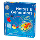 Thames & Kosmos Motors & Generators Science Kit  25 Guided Stem Experiment Lessons  48 Page Color Student Guide  Grades 3-6  Ages 8+  Play & Learn  Parents' Choice Silver Award Winner