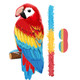 Threan Small Parrot Piãƒæ’Ã†™ÃƒŠã‚±Ata Hawaiian Party Supplies Parrot Piãƒæ’Ã†™ÃƒŠã‚±Ata Bird Toy With Blindfold Stick For Luau Hawaii Summer Rainforest Tropical Pirate Theme Birthday Decorations