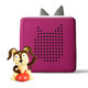 Tonies Toniebox 1 Audio Player Bundle With Playtime Puppy, Headphones, And Carrying Case - Purple