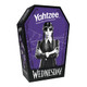 Usaopoly Yahtzee: Wednesday Dice Game, Collectible Flocked Interior Coffin Dice Cup, Classic Game Based On Addams Family Character Wednesday Addams, Officially Licensed Wednesday Game & Merchandise