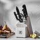 Zwilling Pro 7-Piece Razor-Sharp German Knife Block Set With Bonus Sharpener, Made In Company-Owned German Factory With Special Formula Steel Perfected For Almost 300 Years, Dishwasher Safe