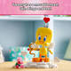 LEGO Looney Tunes Sweetheart Tweety Bird Building Toy for Adults & Kids - Tweety Figure W/Display Pedestal & Accessories for Girls & Boys Ages 12+ - Gift & Craft for Valentine's Day - 40824