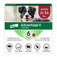 Advantage Ii Large Dog Vet-Recommended Flea Treatment & Prevention Dogs 21-55 Lbs. 6-Month Supply