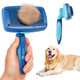 American Kennel Club American Kennel Club Akc Pet Grooming Brush For Dogs And Cats - 2-In-1 Deshedding And Detangling Brush With Dense Nylon Bristles Removes Loose Hair For Short And Long Coat Dogs And All Breeds