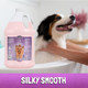 Bio-Groom Silk Creme Rinse Dog & Puppy Conditioner - Hair Detangler For Dogs Moisturizes Skin & Coat Removes Tangles & Frizz Made In Usa - 1 Gallon