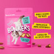 Bonkers Cat Bites Crunchy & Soft Seafood & Eat It Flavor Treats Low Calorie Training Or Food Topper 3 Oz Resealable Bag For All Breeds And Ages Value Pack (10 Pack)