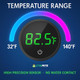 Ctwpets Digital Fish Tank Thermometer Led Display Ãƒšã‚±0.9Ãƒšã‚°F Accuracy For Aquarium Fish Axolotl Turtle