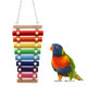 Dnoifne Colorful Bird Xylophone Toy Suspensible Funny Xylophone Toy With 8 Metal Keys Cage Accessories For Chicken Birds Parrots Parakeets Cockatiels Budgies Love Birds