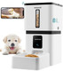 Dohonest Automatic Dog Feeder With Camera: 5G Wifi Easy Setup 8L Motion Detection Smart Cat Food Dispenser 1080P Hd Video Recording 2-Way Audio Timed Pet Feeder App Control Night Vision S15