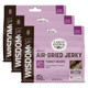 Earth Animal Wisdom Air Dried Jerky - From The Land Recipe Premium Natural Red Meat Jerky Strips Dog Treats - 4 Oz Bag