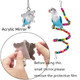 Esrise Bird Parakeet Cockatiel Toys Esrise Parrots Cage Hammock Swing Climbing Ladders Wooden Perch Chewing Toy For Budgerigar Conures Love Birds Budgies