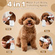 Etaccu 4 In 1 Dog Clippers Grooming Kit With Led Display Cordless Dog Quiet Hair Trimmer For Paw Nail Grinder Rechargeable 2-Speed Cat Clippers Face Shaver For Paw Nail Body Ear