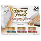 Fancy Feast Purina Gravy Lovers Poultry And Beef Grilled Gourmet Wet Cat Food Variety Pack - (Pack Of 30) 3 Oz. Cans