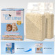 Feeling Best Tofu Cat Litter 11.2Lb(5.6Lbã£Æ’Ã¢‚¬2Bag) Clumping 100% Natrual Raw Materials ClumpingFlushableUltra Absorbent And Fast DryingSolubility In WaterReally Dust-Less Scattering