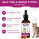Fhzrlp Cat Melatonin With Cranberry Extract Ãƒ¢Ã‚Š¬Ã‚‚¬Å’ Calming Supplement For Cats To Ease Anxiety And Stress Promote Relaxation And Better Sleep Supports Urinary Tract Health
