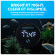 Fishnosh Aquarium Thermometer Rechargeable Usb Type-C Fish Tank Thermometer W/Glowing Digits Battery Indicator Smart Sensor Positioning 2.5Ãƒ¢Ã‚Š¬Ã‚ X 0.5Ãƒ¢Ã‚Š¬Ã‚ Fish Tank Temperature Gauge W/Charging Cable