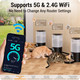 Frienhund Automatic Cat Feeder With Hd Camera: 5G Wifi Automatic Dog Feeder With Night Vision 5L Timed Cat Food Dispenser With App For Pet Detachable For Easy Clean-21 Cups