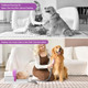 Geoorood Dog Grooming Vacuum Kit 2.5L Dust Cup Pet Grooming With Clippers For Dogs Cats Hair Shedding Brush At Home Purple