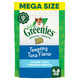 Greenies Feline Veterinarian-Recommended Adult Natural Dental Cat Treats Tempting Tuna Flavor 4.6 Oz. Pouch