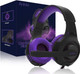 Anivia Computer Wired Over Ear Headphones Updated AH68 Stereo Surround Sound Headsets Gaming Headset with HD Mic, Volume Control, Noise Isolating, Bass, 3.5mm Audio-Jack for Multi-Platforms, Purple Anivia Computer Wired Over Ear Headphones Updated AH68 Stereo Surround Sound Headsets Gaming Headset with HD Mic, Volume Control, Noise Isolating, Bass, 3.5mm Audio-Jack for Multi-Platforms, Purple
