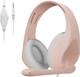 Anivia A9S Computer Headsets Over Ear Headphones Wired Gaming Headset with Microphone, Stereo Surround Sound for PC, Xbox One, PS5, PS4, Switch - Rose Gold Pink