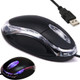 UM2030AK Black USB Optical 3-Button 3D Mouse Scroll Wheel LED Light Mouse Mice for PC Laptop Computer