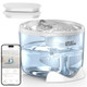 Honeyguaridan Honeyguardian Cat Water FountainBattery Operated Smart Pet Fountain Pumpless Cat Water Dispenser 2.5L/84Oz Automatic Water Dispenser For Drinking5G Wifi