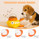 Huayuanda Dog Interactive Treat Dispenser Toy 2-In-1 Duck Shaped Slow Feeder Dog Food Treat Feeding Dispenser Mentally Stimulating Toys For Small & Medium Dogs Cats Pets Reduces Bloating Anti-Gulping
