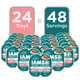 Iams Perfect Portions Indoor Adult Grain Wet Cat Food Pate Turkey And Salmon Recipe 2.6 Oz. Twin-Pack Trays (12 Count 24 Servings) (Pack Of 2)
