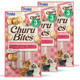 Inaba Churu Bites For Cats Soft Baked Chicken Churu Filled Cat Treats With Green Tea Extract 0.35 Ounces Each Tube 12 Tubes Total 4 Flavor Variety