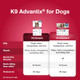 K9 Advantix Flea Tick & Mosquito Prevention For Dogs Over 55 Lbs. Flea Drops For Extra Large Dogs Apply Monthly 2 Treatments