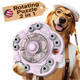 Kadtc 3 Levels Of Step-By-Step ChallengeLarge SizeDog Puzzle Feeder Toy - U.S. Brand & DesignSpin-To-Release Treat Dispenser For Dogs Boredom Toys Mental Stimulation Enrichment Slow Feeding Puzzles